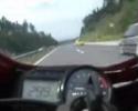 Un motard à 300 km/h sur autoroute !
