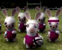 Pub Rayman: les lapins crétins savent jouer au rugby